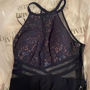 David’s Bridal | Navy Prom Dress